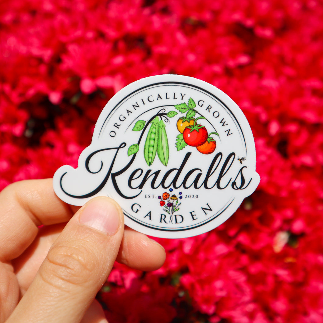 Kendall's Garden Logo Sticker